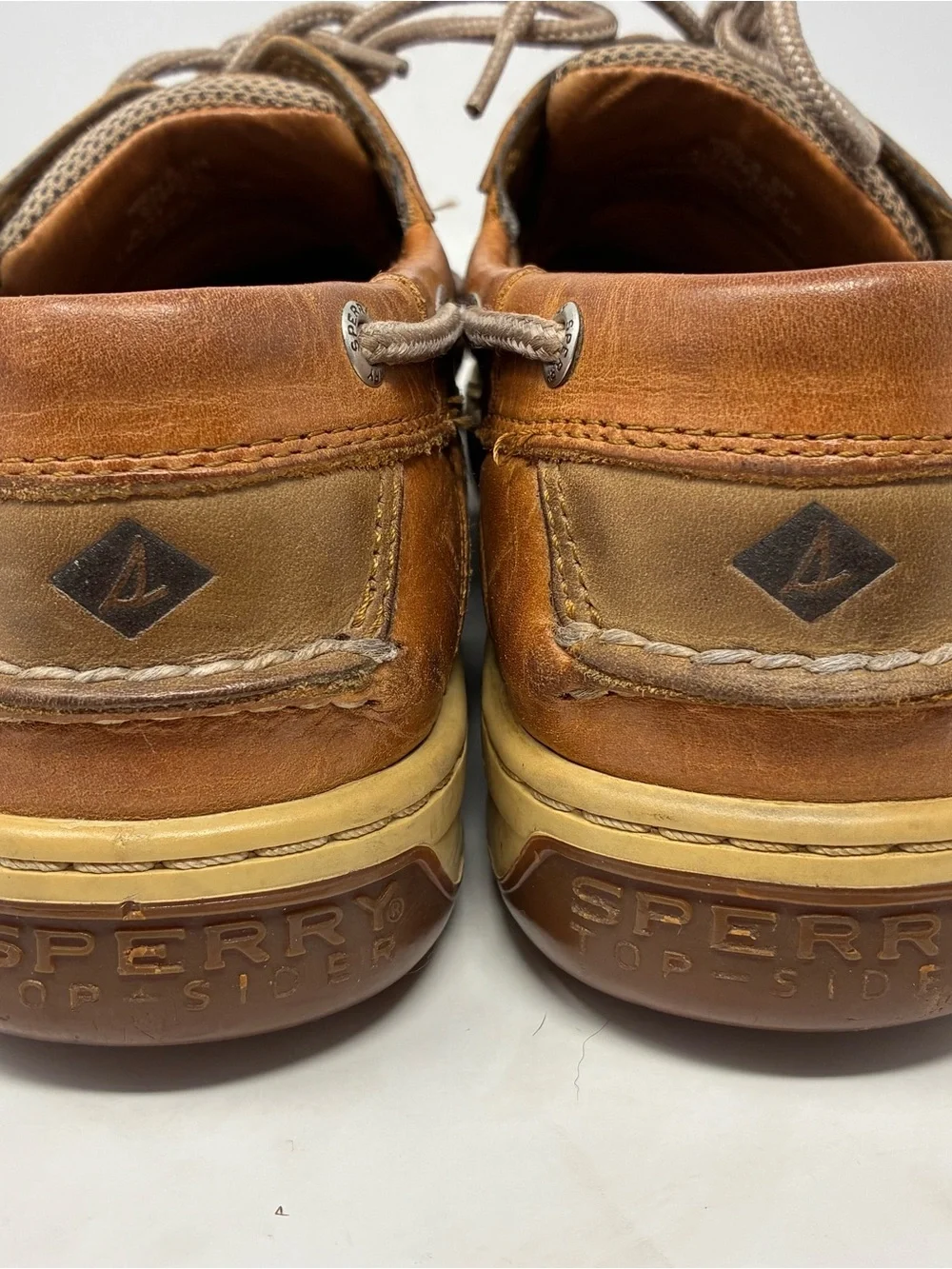 Sperry Men's Brown Leather Classic 2-Eye Boat Shoes